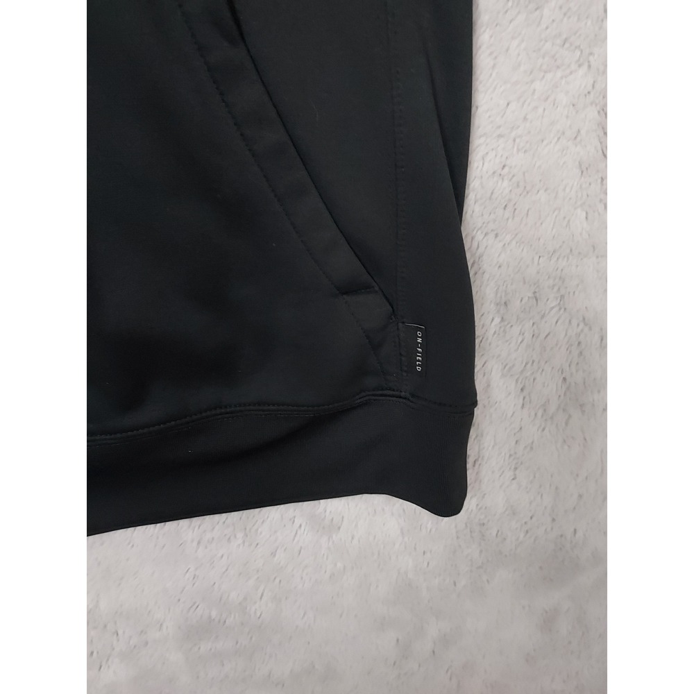 Oregon Ducks Hoodie Mens Small Nike NCAA On Field Dri Fit Fleece Black Gray S - Picture 5 of 10